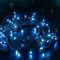NEON-NIGHT 303-013 Гирлянда Твинкл Лайт 4 м, темно-зеленый ПВХ, 25 LED, цвет: Синий NEON-NIGHT 303-013 Гирлянда Твинкл Лайт 4 м, темно-зеленый ПВХ, 25 LED, цвет: Синий