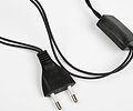 NEON-NIGHT 303-085 Гирлянда Свечи 10м, темно-зеленый ПВХ, 50 LED ТЕПЛЫЙ БЕЛЫЙ