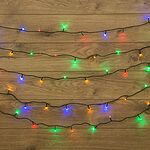 NEON-NIGHT 303-119 Гирлянда Твинкл-Лайт 20 м, темно-зеленый ПВХ, 160 LED, цвет мультиколор