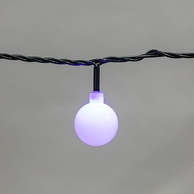 NEON-NIGHT 303-550 Гирлянда Шарики Ø25 мм, 5 м, темно-зеленый ПВХ, 25 диодов, цвет RGB