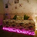 NEON-NIGHT 303-617 Гирлянда Мишура LED 6 м прозрачный ПВХ, 576 диодов, цвет розовый NEON-NIGHT 303-617 Гирлянда Мишура LED 6 м прозрачный ПВХ, 576 диодов, цвет розовый