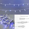 NEON-NIGHT 305-233 Гирлянда светодиодная Нить 10м 100 LED СИНИЙ белый ПВХ IP65 эффект мерцания 24В соединяется NEON-NIGHT нужен трансформатор 531-100/531-311/531-312