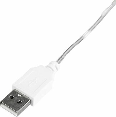 NEON-NIGHT 315-966 Гирлянда светодиодная Роса 5 м, 50LED, ТЕПЛЫЙ БЕЛЫЙ, IP20, USB NEON-NIGHT