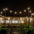 NEON-NIGHT 331-333 Белт-Лайт 20м, черный каучук, шаг 50см, 40 патронов, IP44