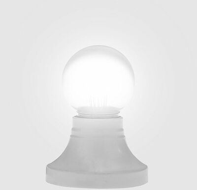 NEON-NIGHT 405-125 Ретро-лампа светодиодная, диаметр 45мм, E27, 6 LED, 2Вт, БЕЛЫЙ, прозрачная колба, 230В NEON-NIGHT