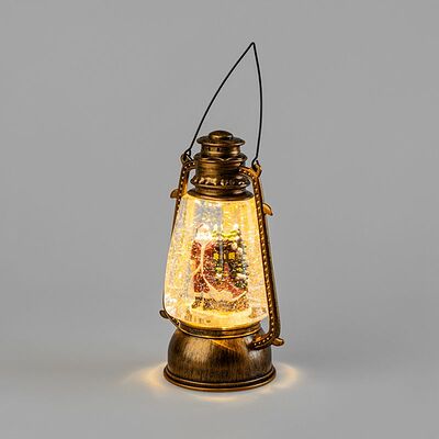 NEON-NIGHT 501-066 Декоративный LED-фонарь с эффектом снегопада и подсветкой Санта-Клаус USB, теплое белое свечение NEON-NIGHT