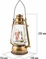 NEON-NIGHT 501-066 Декоративный LED-фонарь с эффектом снегопада и подсветкой Санта-Клаус USB, теплое белое свечение NEON-NIGHT