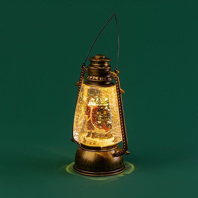NEON-NIGHT 501-066 Декоративный LED-фонарь с эффектом снегопада и подсветкой Санта-Клаус USB, теплое белое свечение NEON-NIGHT