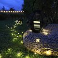 NEON-NIGHT 501-143 Декоративный фонарь на солнечной батарее 20х20х22 см, черный плетеный корпус, теплый белый цвет свечения NEON-NIGHT NEON-NIGHT 501-143 Декоративный фонарь на солнечной батарее 20х20х22 см, черный плетеный корпус, теплый белый цвет свечения NEON-NIGHT