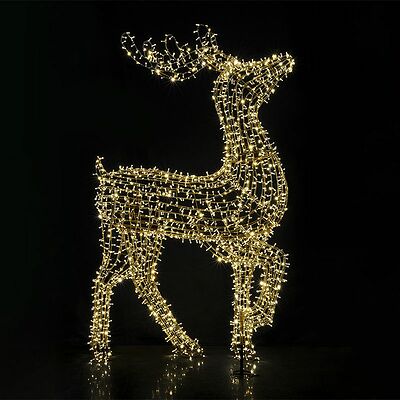 NEON-NIGHT 501-235 Фигура объемная Северный олень 300х200 см, 3000 LED, IP65, цвет свечения теплый белый NEON-NIGHT