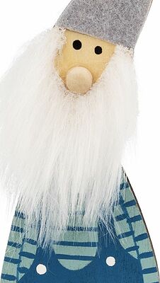 NEON-NIGHT 504-008 Деревянная фигурка Гномик-бородач 7x4,5x18 см NEON-NIGHT