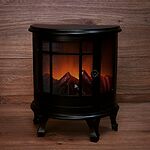NEON-NIGHT 511-032 Светодиодный камин Винтаж с эффектом живого огня 30х16х35,5 см, батарейки 3хС (не в комплекте) и USB (в комплекте)
