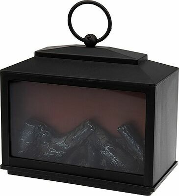 NEON-NIGHT 511-033 Декоративный камин Сканди с эффектом живого огня 18х9х16 см, батарейки 3хС (не в комплекте)