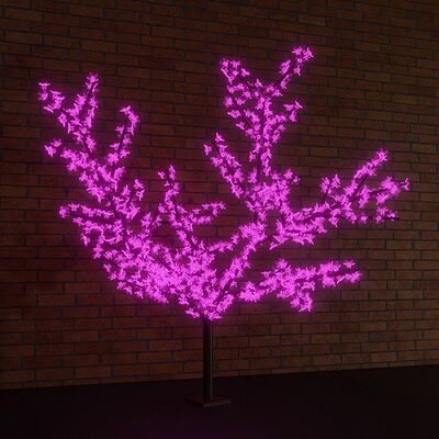 NEON-NIGHT 531-106 Светодиодное дерево Сакура, высота 1,5м, диаметр кроны 1,8м, фиолетовые светодиоды, IP 65, понижающий трансформатор в комплекте NEON-NIGHT