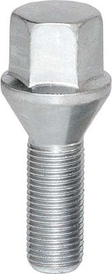 Болт колёсный M12×1.5, ключ 17, 26/55, конус, цинк