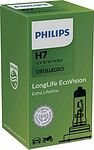 PHILIPS Лампа PHILIPS H7 55W LongLife EcoVision 12972LLECOC1 H7 55W LongLife EcoVision (N400809000007, 12972LLECOC1)