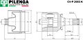 Pilenga CV-P 2001 K ШРУС внутренний трипоидный с пыльником ВАЗ 2108–2115, 2110–2112, Калина, Приора, Гранта