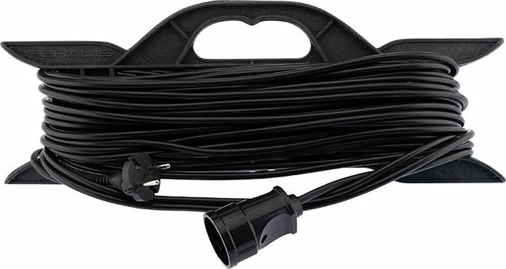 PROconnect 11-7103 Удлинитель-шнур на рамке ПВС 2х0,75, 30м, б/з, 6А, 1300Вт, IP20, черный (Сделано в России) PROconnect