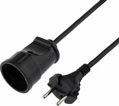PROconnect 11-7104 Удлинитель-шнур на рамке ПВС 2х0,75, 40м, б/з, 6А, 1300Вт, IP20, черный (Сделано в России) PROconnect