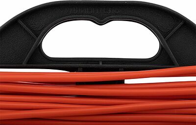PROconnect 11-7112 Удлинитель-шнур на рамке ПВС 2х0,75, 20м, б/з, 6А, 1300Вт, IP20, оранжевый (Сделано в России) PROconnect