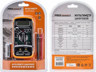 PROconnect 13-3021 Портативный мультиметр MAS830L (DT850L) PROconnect