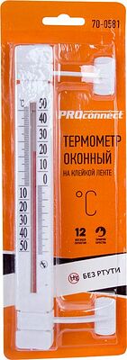 PROconnect 70-0581 Термометр наружный оконный на клейкой ленте ТБ-223 PROconnect