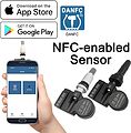 QQr 126268 программируемый NFC-датчик TPMS 315/433 МГц с металлическим вентилем QQr 126268 программируемый NFC-датчик TPMS 315/433 МГц с металлическим вентилем