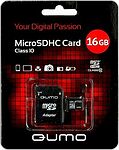 QUMO 17560 карта памяти microSDHC 16 ГБ Class 10