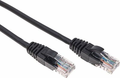REXANT 02-0102-105 Патч-корд U/UTP, CAT 5e, RJ45-RJ45, 26AWG, LSZH, черный, 1,5м REXANT