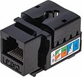 REXANT 02-0255 Модуль Keystone Jack RJ-45(8P8C), UTP неэкранированный, CAT 6, тип 90 градусов, черный REXANT PRO REXANT 02-0255 Модуль Keystone Jack RJ-45(8P8C), UTP неэкранированный, CAT 6, тип 90 градусов, черный REXANT PRO