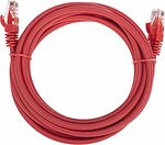 REXANT 02-0293-3 Патч-корд U/UTP, CAT 6, RJ45-RJ45, 26AWG, LSZH, красный, 3м REXANT