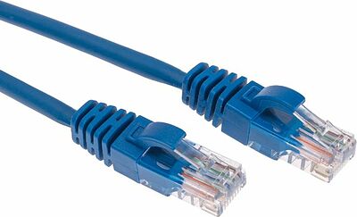 REXANT 02-0294-5 Патч-корд U/UTP, CAT 6, RJ45-RJ45, 26AWG, LSZH, синий, 5м REXANT