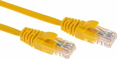 REXANT 02-0295-05 Патч-корд U/UTP, CAT 6, RJ45-RJ45, 26AWG, LSZH, желтый, 0,5м REXANT