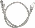 REXANT 02-0390-05 Патч-корд S/FTP, CAT 6A (10G), RJ45-RJ45, 28AWG, LSZH, серый, 0,5м REXANT REXANT 02-0390-05 Патч-корд S/FTP, CAT 6A (10G), RJ45-RJ45, 28AWG, LSZH, серый, 0,5м REXANT
