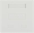 REXANT 03-0136 Розетка компьютерная внешняя, 2-порта RJ-45 (8P8C), UTP CAT 6 REXANT