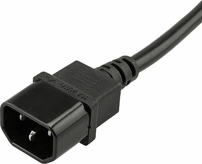 REXANT 04-0304-1 Блок распределения питания для 19 quot; шкафов, горизонтальный, 8 розеток C13, 10A, без выкл, алюм корп, шнур 2м, вилка C14 REXANT