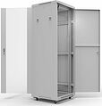 REXANT 04-2306 Шкаф напольный 19 quot; 42U 600х800мм, передняя дверь стекло, задняя дверь металл, RAL 7035 REXANT