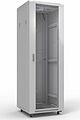REXANT 04-2306 Шкаф напольный 19 quot; 42U 600х800мм, передняя дверь стекло, задняя дверь металл, RAL 7035 REXANT