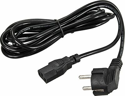 REXANT 04-2731 Шнур сетевой СЕЕ 7/7 (Schuko) – IEC 320 C13 3x0,75мм², 6A, длина 0,6м REXANT