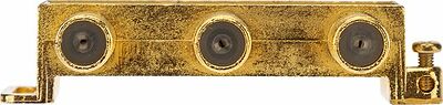 REXANT 05-6102-1 Делитель ТВх3 под F-разъем, 5-1000МГц, Gold (4 F-разъема в комплекте) REXANT