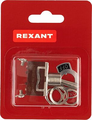 REXANT 06-0324-A Тумблер 250V 15А (2c) ON-OFF однополюсный (KN-101) REXANT (в упак. 1шт.)