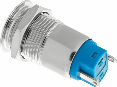 REXANT 06-0340-A Кнопка антивандальная Ø12 Фикс (2с) OFF-ON выпуклая (A12-B2) REXANT (в упак. 1шт.)