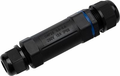 REXANT 07-5961 Кабельный коннектор I-образный (3PIN 0,5-2,5мм2) IP68 REXANT