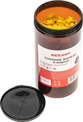 REXANT 09-3882 Хлорное железо 6-ти водное, 1000г, банка REXANT