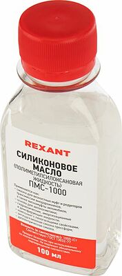 REXANT 09-3907 Силиконовое масло, ПМС-1000 (Полиметилсилоксан), 100мл, флакон REXANT