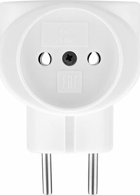 REXANT 11-1064 Тройник электрический 6А б/з белый 220 В REXANT