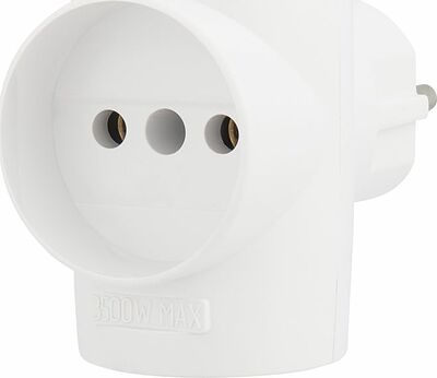 REXANT 11-1077 Тройник электрический 10А б/з белый REXANT