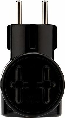 REXANT 11-1082 Тройник электрический РЕТРО 10А б/з черный (карболит) REXANT
