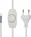 REXANT 11-1139 Шнур сетевой с диммером, 2х0,75 мм² 2м белый REXANT REXANT 11-1139 Шнур сетевой с диммером, 2х0,75 мм² 2м белый REXANT