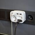 REXANT 11-1250 Тройник электрический 16А с/з + 2х2,5А + 3хUSB-A 2,4А + USB Type-C 3А, белый REXANT REXANT 11-1250 Тройник электрический 16А с/з + 2х2,5А + 3хUSB-A 2,4А + USB Type-C 3А, белый REXANT